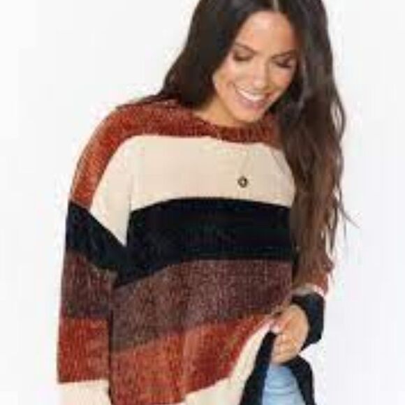 Show Me Your MuMu Jesse Stayin' Alive Striped Sweater - S  - Sold Out! - Picture 1 of 15
